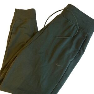 Nike Dri-Fit Cotton 7/8 Jogger Deep Green Brand New ($80) Medium Women's